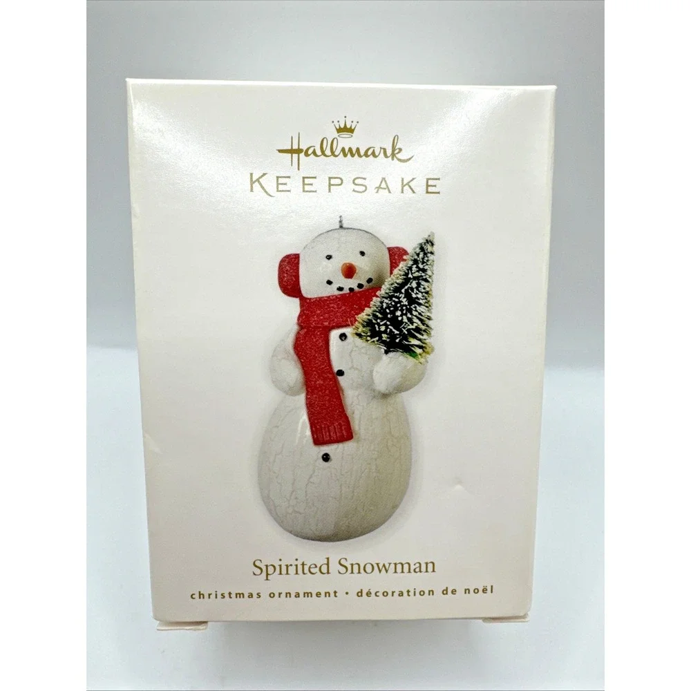 Hallmark Keepsake‎ Ornament Spirited Snowman NIB-2010
